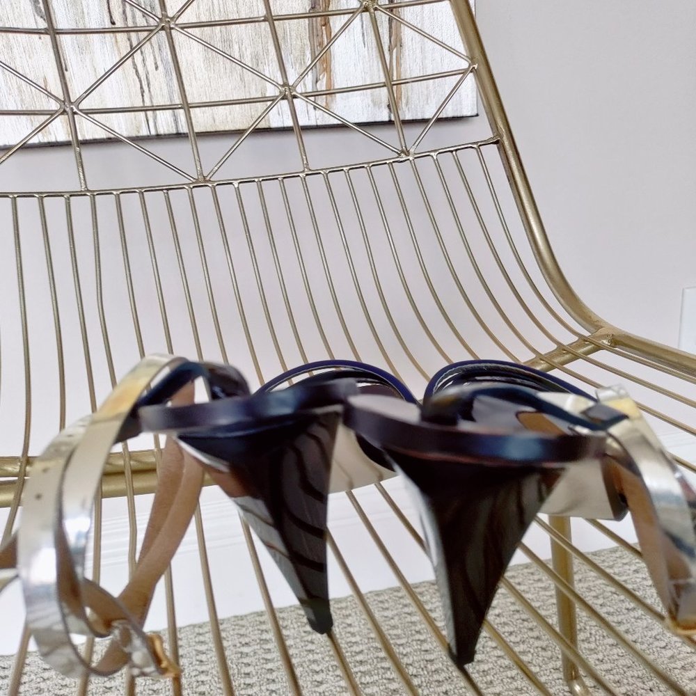 NIB $575 FENDI ankle strap sandals. IT 38.5 US 7.5 - Picture 4 of 7